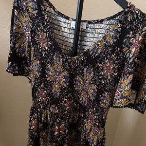 Luluogy Floral Patterned Dress